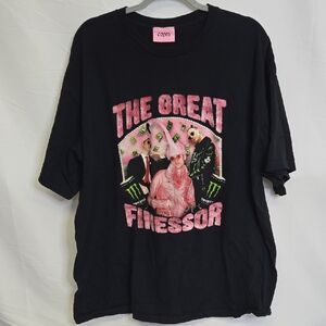 Copes "The Great Finessor" Graphic Tee, Black, Men's Size 2XL‎